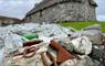 Crofting implements and Whisky Bottle bank South Uist