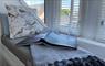 HebHideaways window seat & book