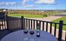 Marabhat Lodges wine on decking table