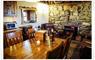 The Shieling by the Bay sitting room - Dining area and Peat fire.