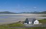 The Beach House aerial view of house and beach