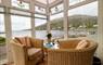 Seaside Cottage conservatory overlooking the bay