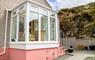 Seaside Cottage window & garden