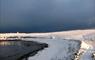 The Old Shop snowy coastline