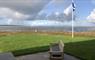 The Tidal Dwelling patio and rainbow