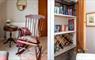 The Croft House rocking chair and books