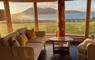 Blue Reef Cottages lounge with sea view