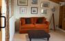 Blue Reef Cottages sofa and footstool