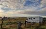 The Uncles Croft white campervan on croft