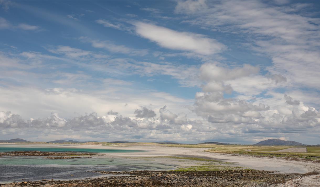 Airport beach in Balivanich, Benbecula Airport beach in Balivanich, Benbecula